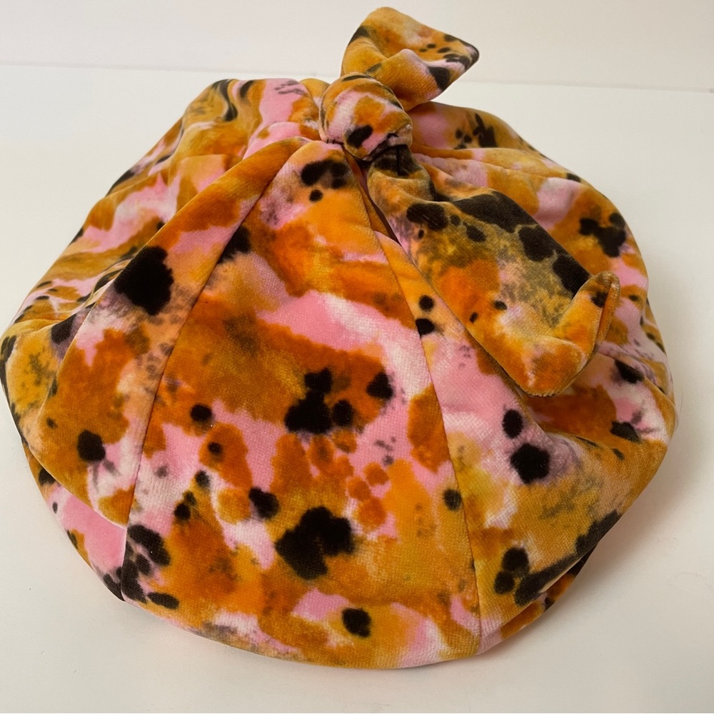Vintage Velour Calico Hat